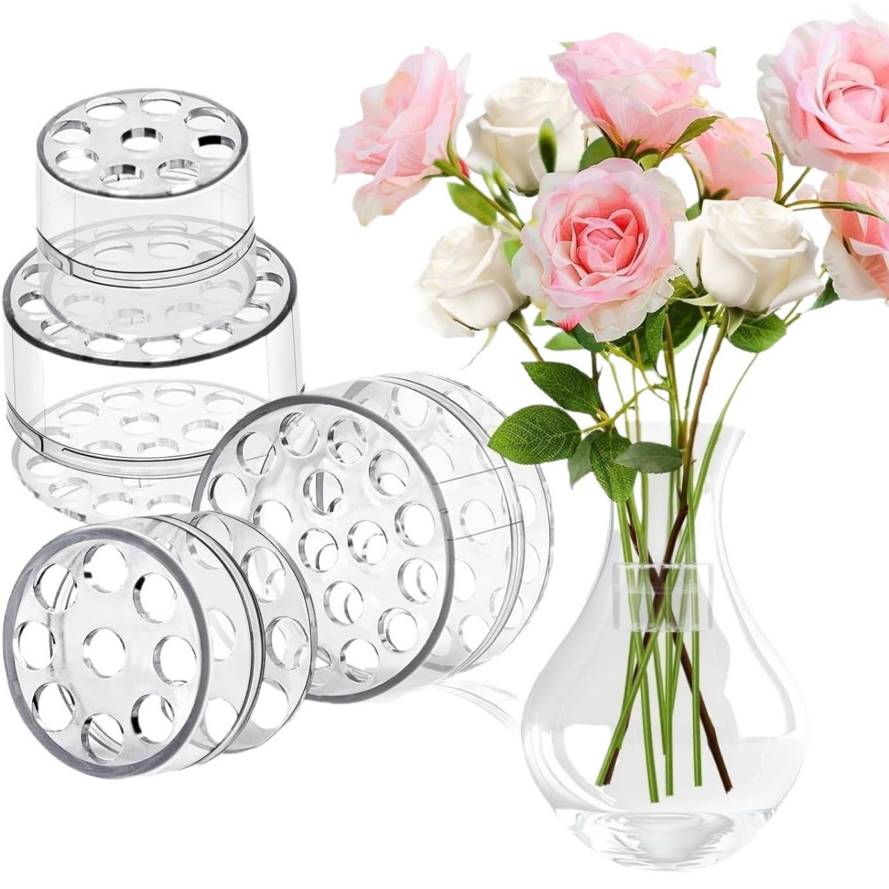 Supply For Florist - Spiralförmiger Ikebana-Stielhalter für Blumen Spiralstielhalter für