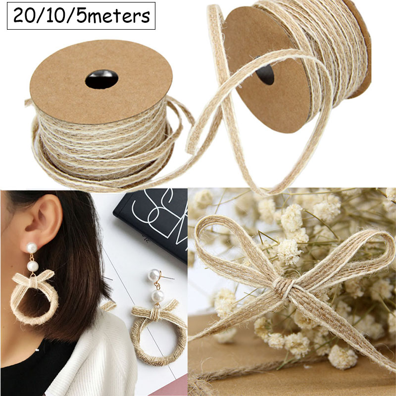 Twine Jute Natural - 20/10/5M Natürliche Jute Seil Schnur Schnur