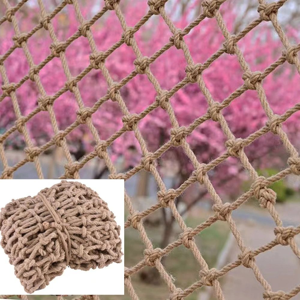 Twine Jute Natural - Hanfseil-Kletternetz Natur-Juteseil DIY-Handwerk Jute-Garn Rankgitter Dekoratives