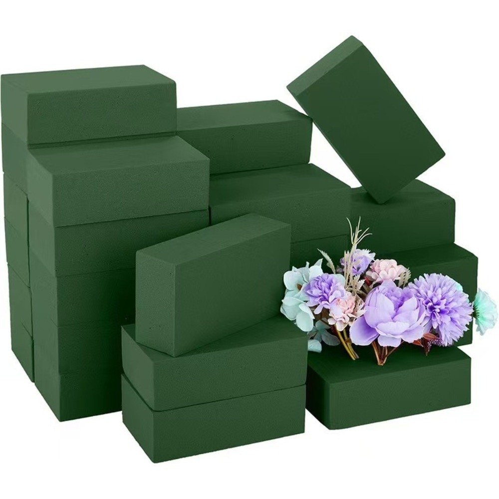 Grüner Blumenarrangement-Schau – Bouquet Holder Foam Bewertung und Preis