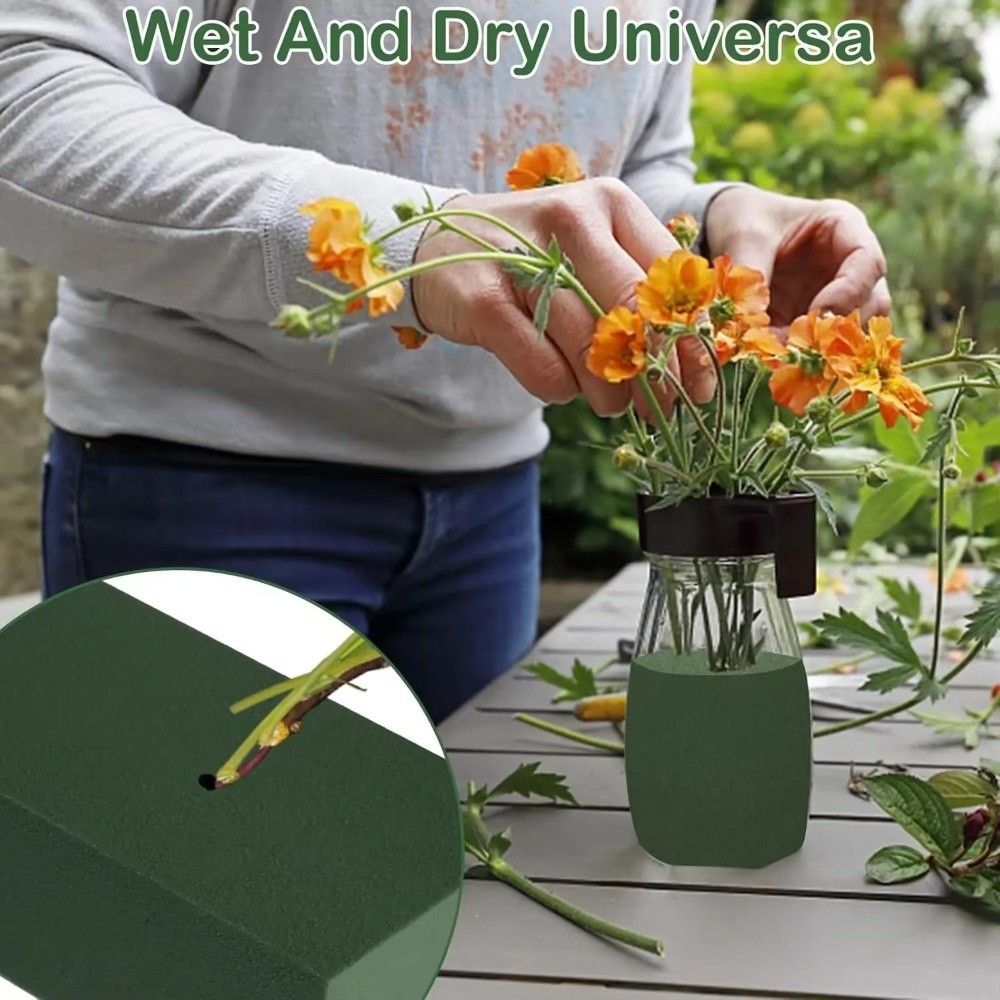 Grüner Blumenarrangement-Schau – Bouquet Holder Foam Bewertung und Preis