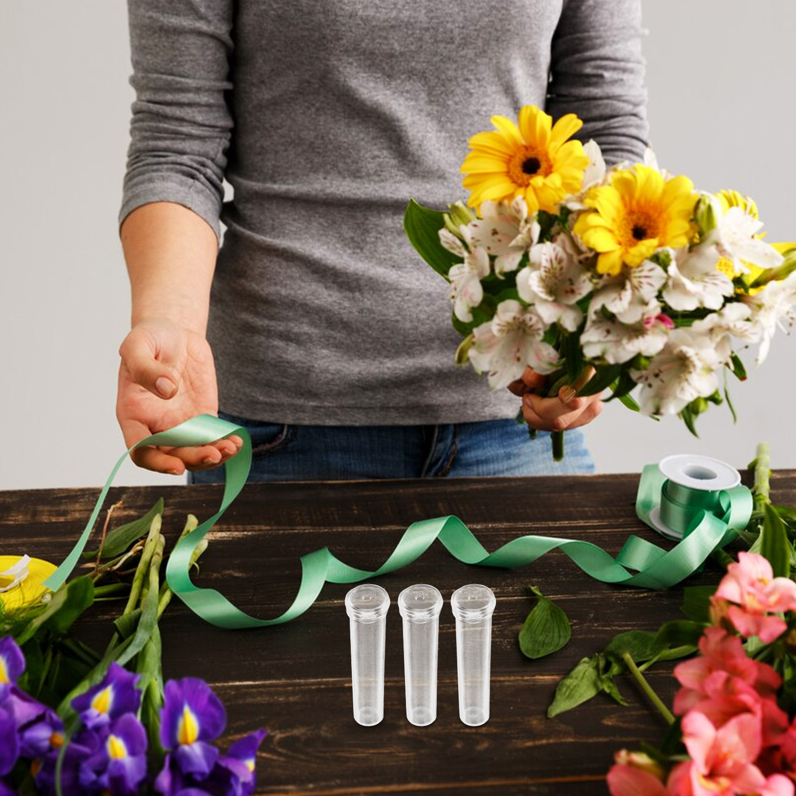 200 Stück Blumenwasserschlauch – Supply For Florist Bewertung und Preis