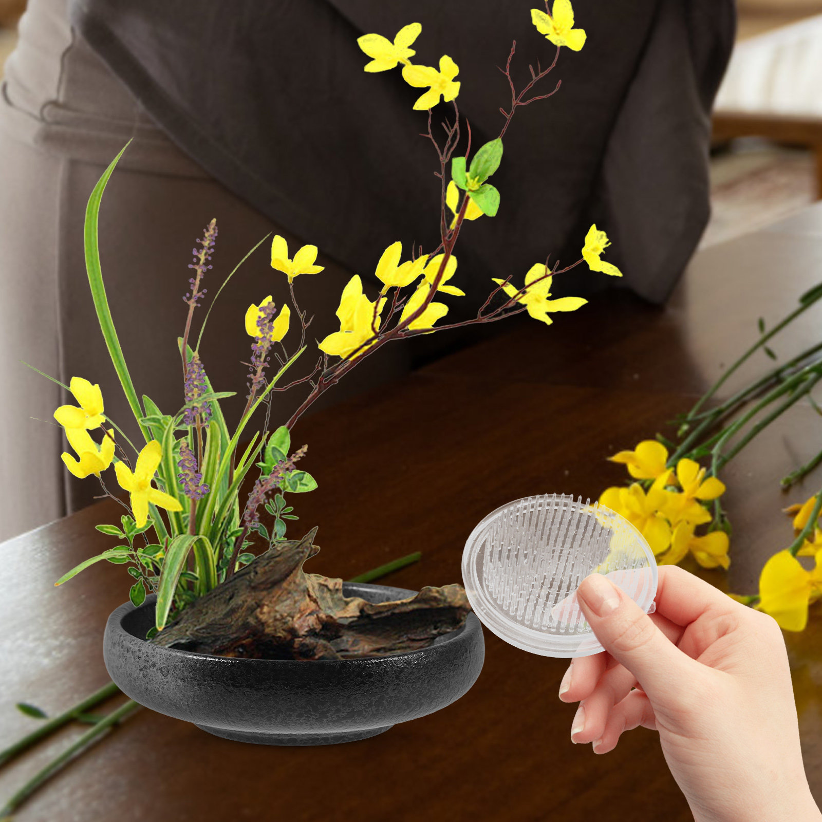Blumenarrangierer mit Saugnapf – Supply For Florist Bewertung und Preis