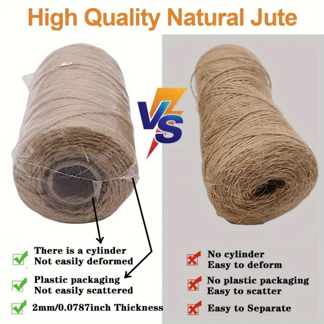 2/3/4mm Natürliche Jute-Schnur – Twine Jute Natural Bewertung und Preis