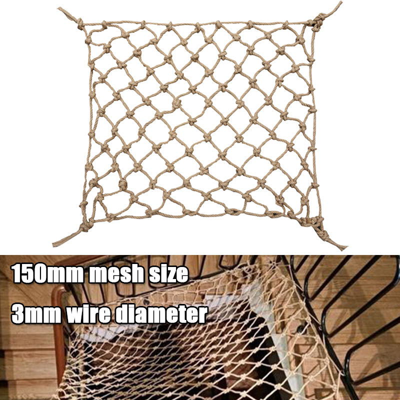 1 Stück Hanfseil-Kletternetz N – Twine Jute Natural Bewertung und Preis