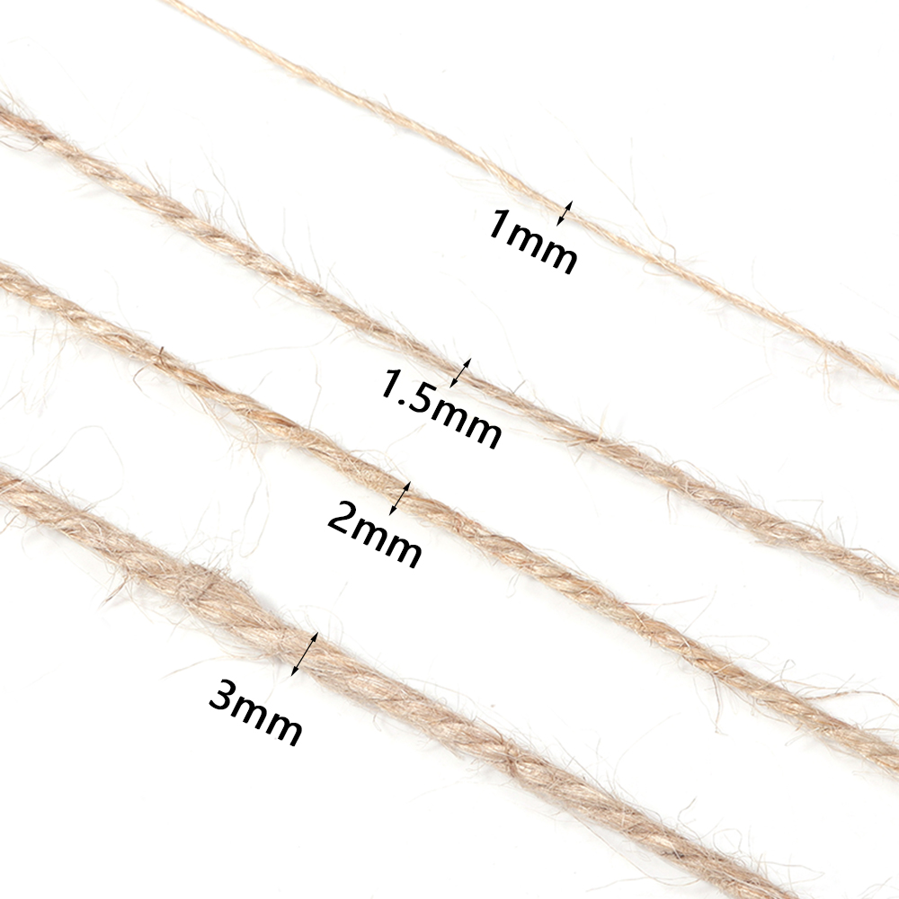 100 Meter natürliche Jute-Schn – Twine Jute Natural Bewertung und Preis