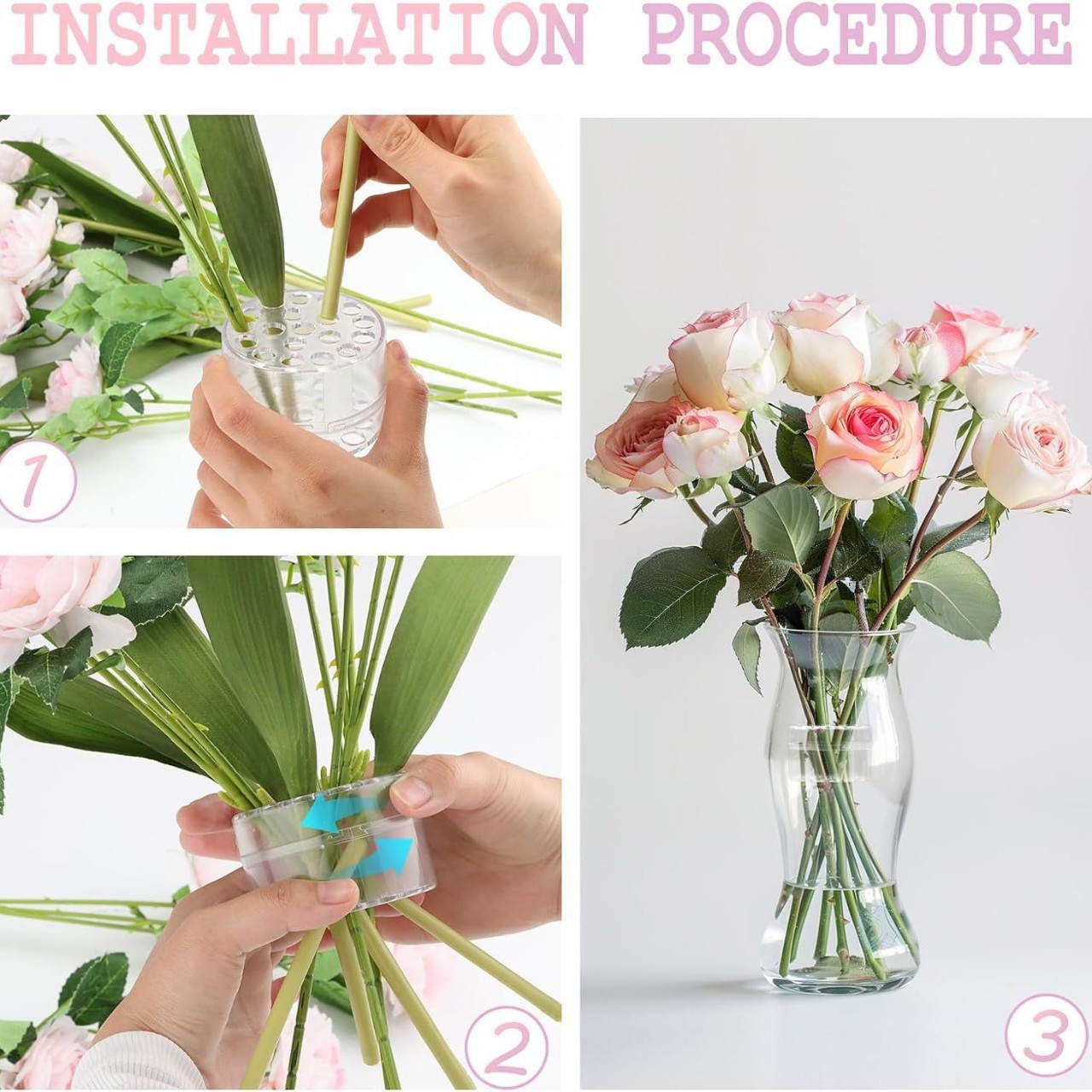 Spiralförmiger Ikebana-Stielha – Supply For Florist Bewertung und Preis