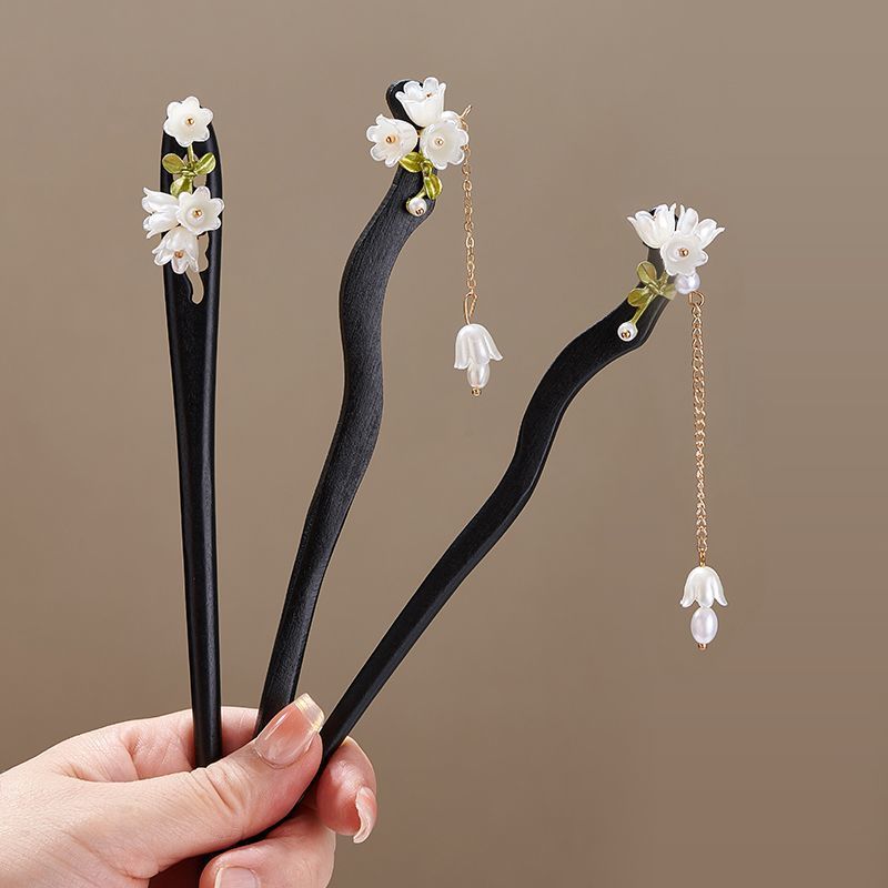 Holzblumen-Haarnadel im Vintag – Florist Supplies Bewertung und Preis