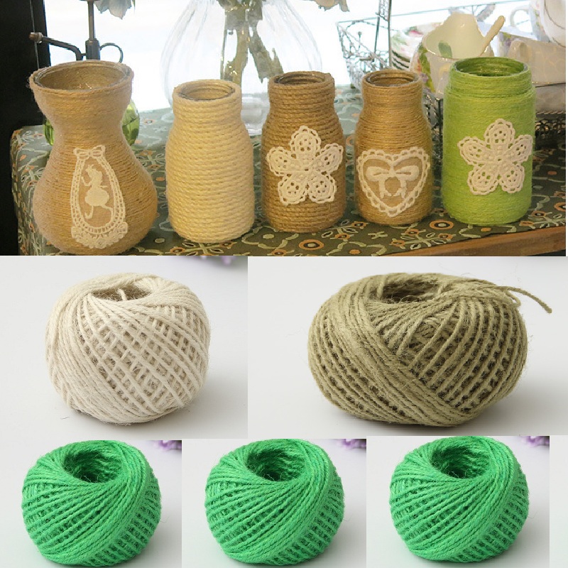 50 m natürliches Juteschnur fü – Twine Jute Natural Bewertung und Preis