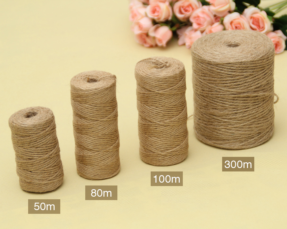 50/80/100 Meter natürliche Vin – Twine Jute Natural Bewertung und Preis