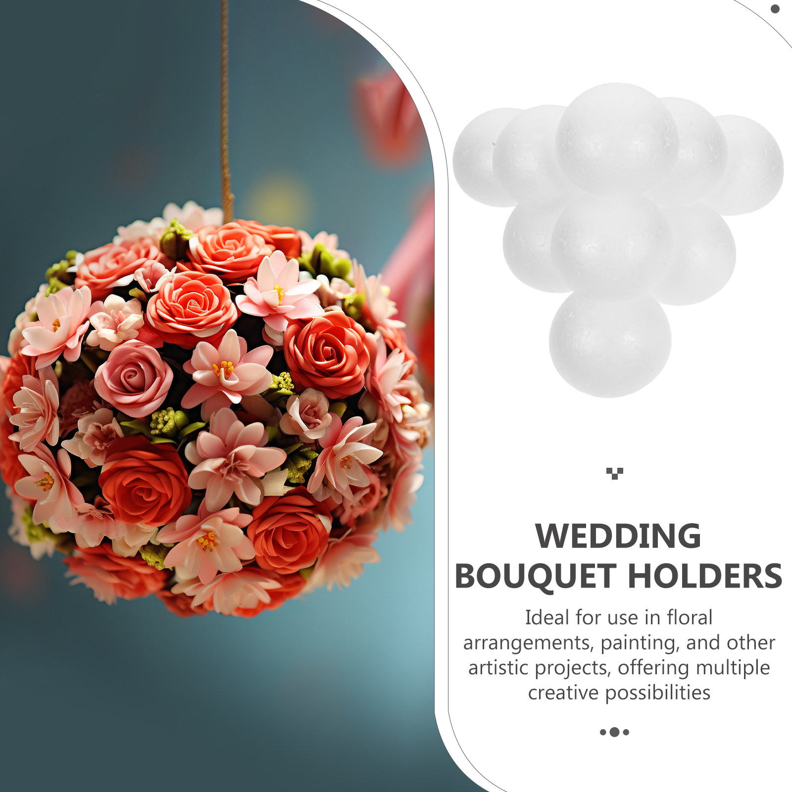 12 Stück Schaumstoff-Halbkugel – Bouquet Holder Foam Bewertung und Preis