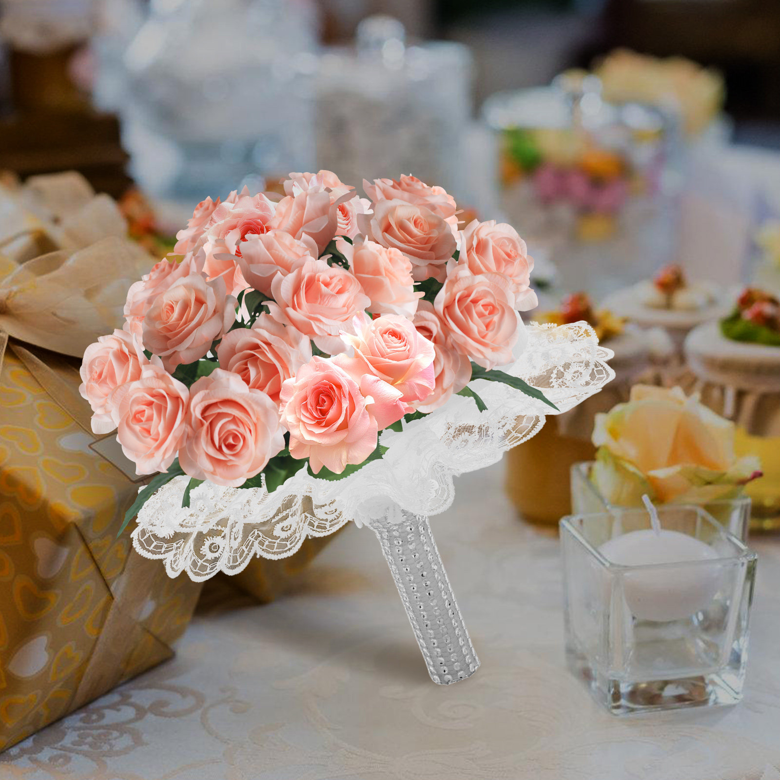 1 Set Künstlicher Blumenstrauß – Bouquet Holder Foam Bewertung und Preis