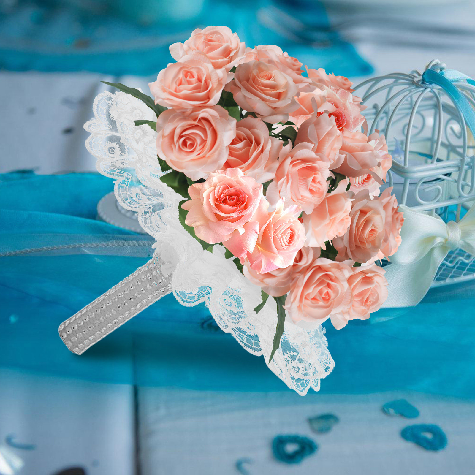 1 Set Künstlicher Blumenstrauß – Bouquet Holder Foam Bewertung und Preis